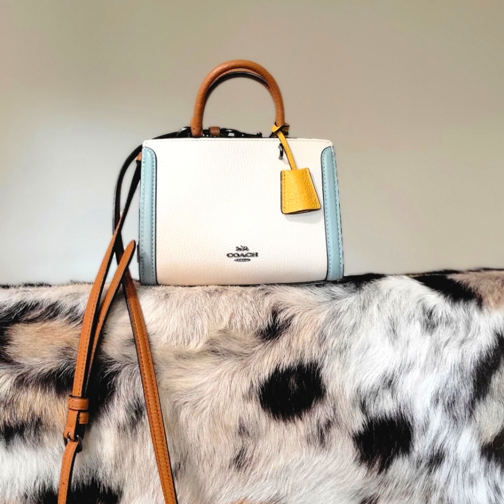 Coach Micro Zoe Crossbody In Colorblock